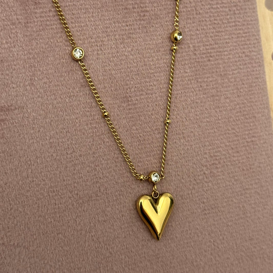Heart Bling Necklace
