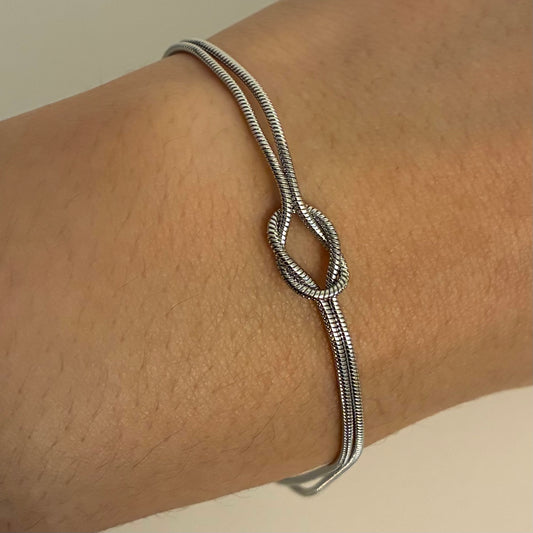 Silver Knot Bracelet