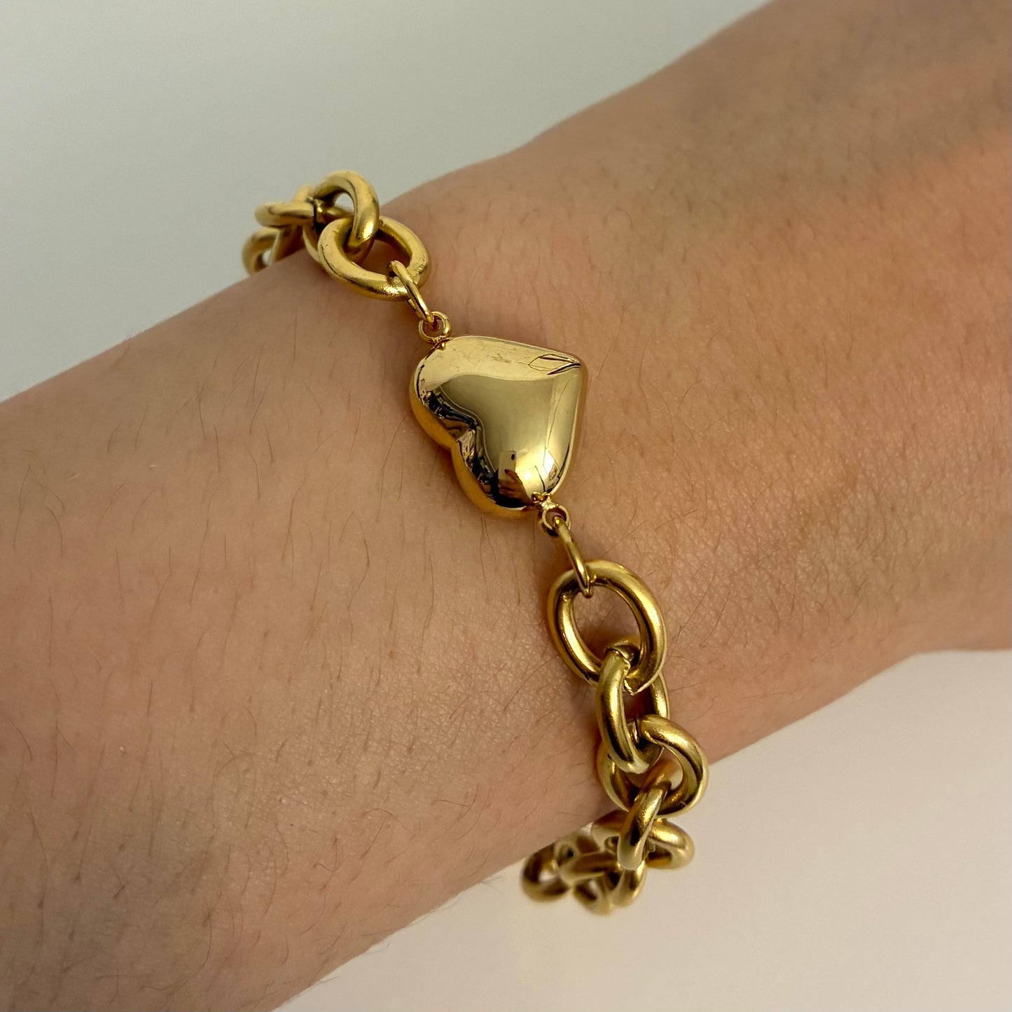 Heart Gold Bracelet