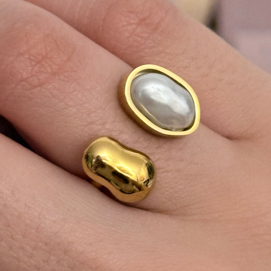 Pearl Gold Ring