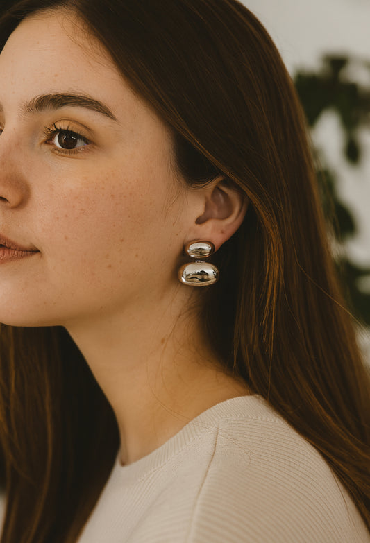 Lira Silver Earrings