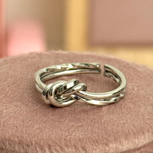 Silver Knot Ring