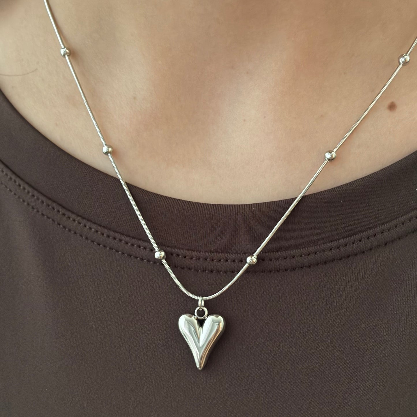Silver Heart Necklace