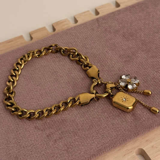 Sparkle Flower Bracelet