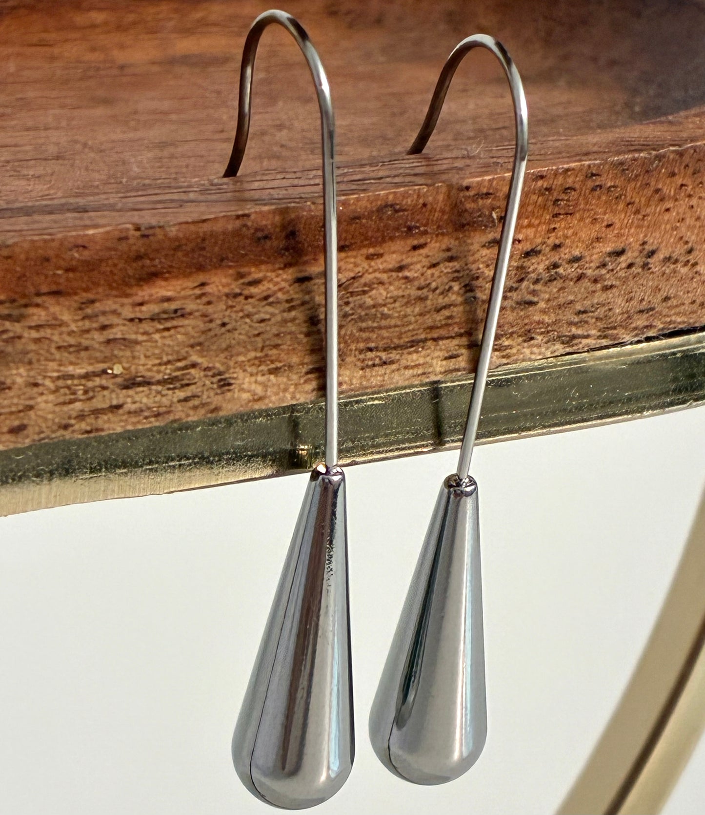 Silver Drop Earrings