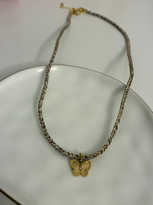 Gold Butterfly Necklace