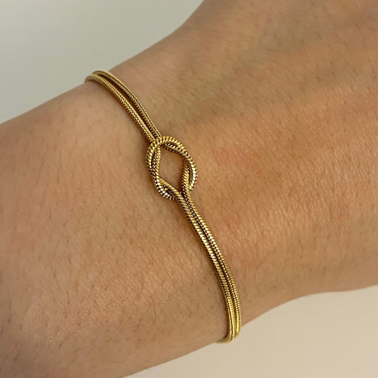 Gold Knot Bracelet